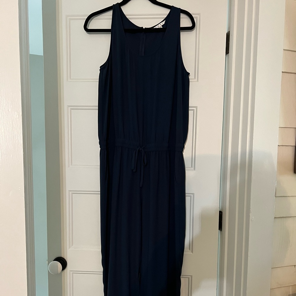 Cabi Navy Blue Jumpsuit size L